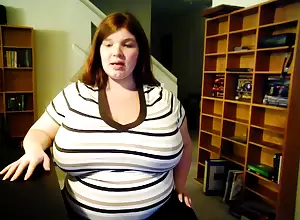 Bbw obese redhead fucked exposed to webcam